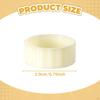 10 Pieces Candle Grippers Drip Protectors Holder Base Rings for Weddings Decor