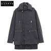DIESEL BlackGold Wool Zip-up Hoodie Coat Coat 46 grayUsed