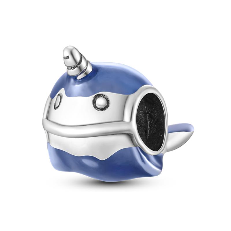 925 Silver Ocean Turtle Crab Mermaid Charms Beads Fit Original Bracelets S925 DIY Jewelry Gift Accessory