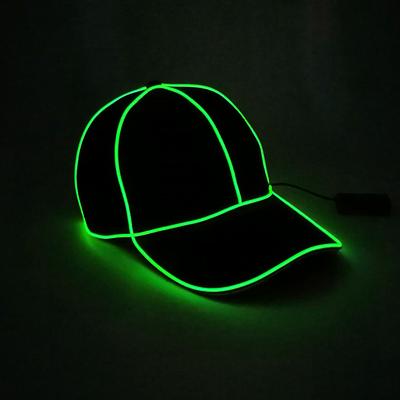 Cool Fashion Baseball Caps Luminous LED Light Cap Hat Adult Party Night Props Flashing Baseball Caps