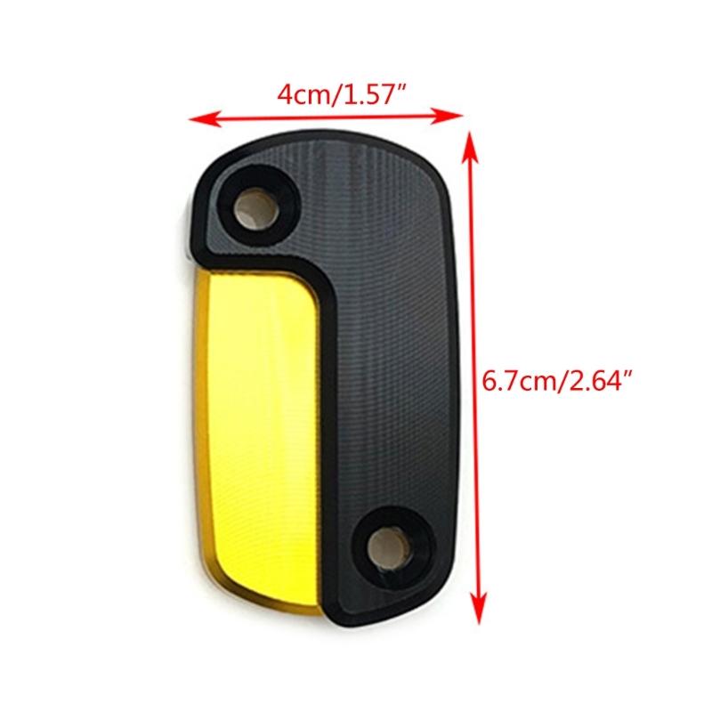 Aluminum Front Brake Cylinder Cover Durable Front Brake Oil Fluid Reservoir Cap Simple Installs for CB150R CB250R CB300R