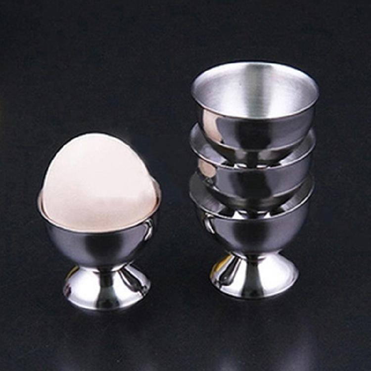 Edelstahl Eierhalter Weichgekochte Eierbecher Küchenwerkzeug für Frühstück und Kochen Kleine Eierbecher Gadget