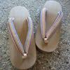 Craftsmen connect 300 years of tradition Nezuko Traditional crafts Made in Japan [Kiso geta] Women's (striped barley)