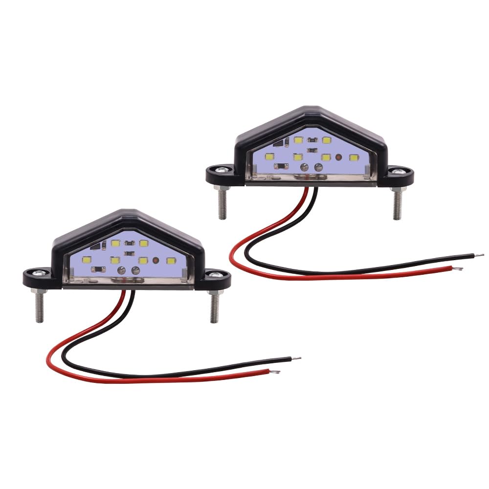 

LED License Lamp License Plate Light 6 Row SMD License Plate Light Reverse Light белый