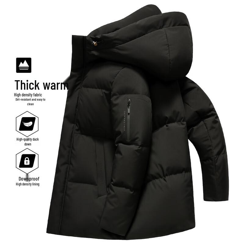 Snow Flying Men's Hooded Short Down Jacket