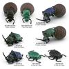 Vibrant Pvc Dung Beetle And Beetle Models Set Of 8 Realistic Insect Figurines For Home Decor