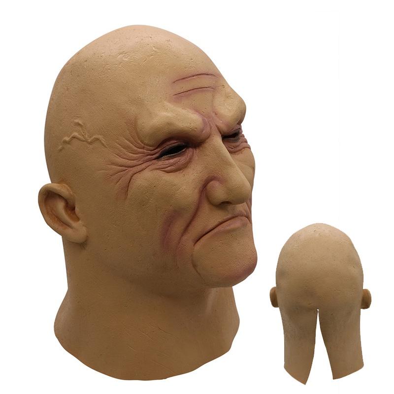 Realistic Man Latex Mask For Halloween With Soft Comfortable Wearable Design