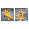 Waterproof Dog Raincoat Full Belly Hooded Cape for Small Medium Large Dogs Teddy Corgi Golden Retriever Puppy Outdoor Rain Jacket