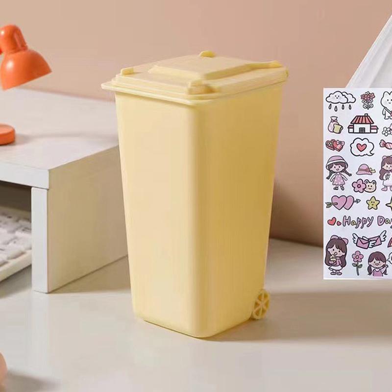 Mini Coș de gunoi de birou 4 culori Cutie de depozitare pentru gunoi Husa pentru masă de cafea pentru sufragerie