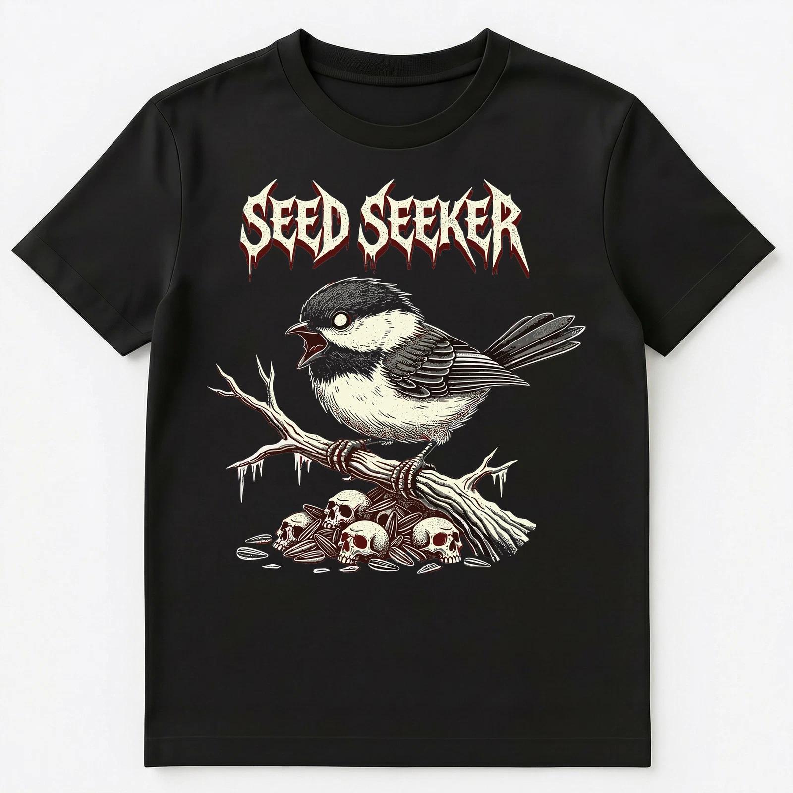 

Metal Music Bird Lover Morbid Seed Hunter Unisex T-Shirt S