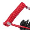Red Kill Switch Key Lanyard Tether Cord Stretchable Surfing Spring Rope  Outboard Engine