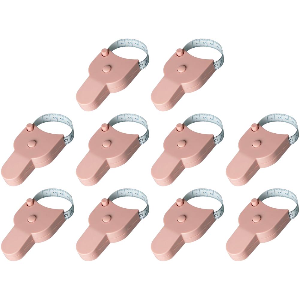 10pcs 150cm Soft Body Measuring Tape Push Button Retract Automatic Telescopic Measuring Tape Tailor Sewing Craft Cloth Tape