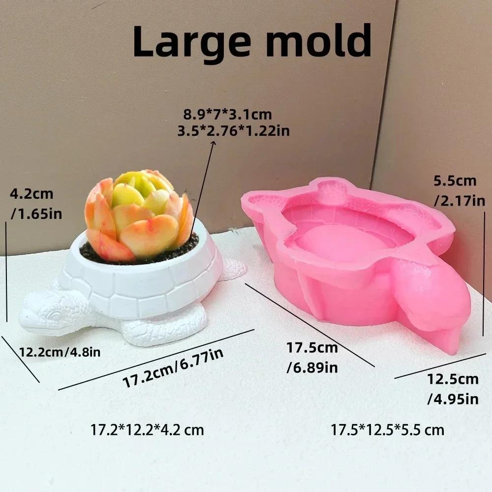 Large DIY Marine Animal Whale Seal Succulent Plant Flower Pot Resin Silicone Mold Lighthouse Candle Cup Concrete Gypsum Mold