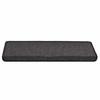 VidaXL Tapis d'escalier 30 pièces 65 x 21 x 4 cm Anthracite Bord rectangulaire 3365765