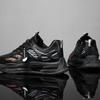 Herren-Sneakers Mesh Herren-Freizeitschuhe Dicke Sohle Outdoor-Laufschuhe Schnürschuhe Atmungsaktive Herrenschuhe Neu Zapatillas De Hombre