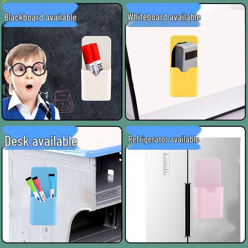 Multifunctional Mini Magnetic Whiteboard and Chalk Holder