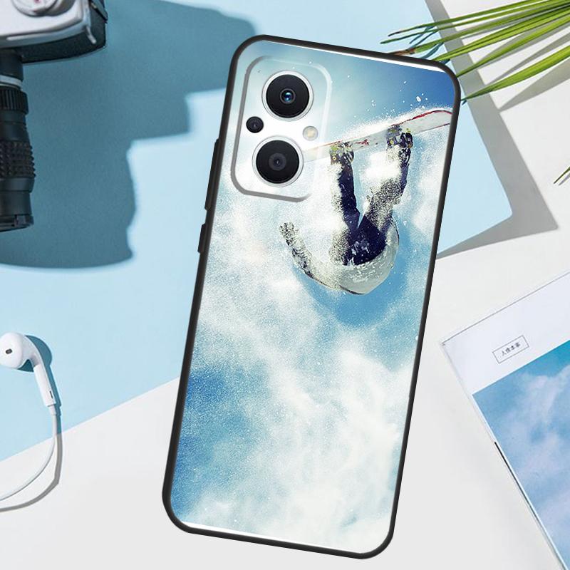 Sports Snowboarding Case For OPPO Reno 13 13F 12 11 F 8T 7 8 10 Pro OPPO Find X8 X6 Pro X3 X5 Lite Cover Funda