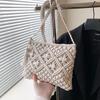 Women Summer Straw Messenger Bag Hollow Out Woven Fashion Shoulder Bag Beach Tassel Designer Crossbody Travel