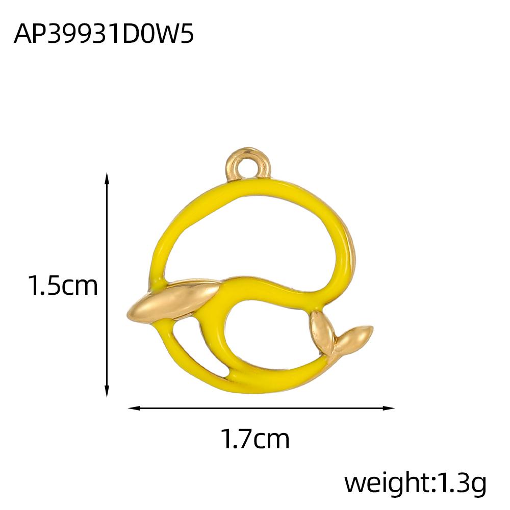 CARLIDANA New Design Non Tarnish Beach Charm Stainless Steel Dolphin Gold Color Starfish Fish Oil Drop Charms for Jewelry Making