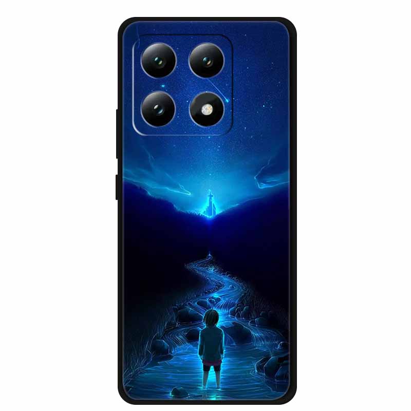 Handyhülle Für Xiaomi 15T Pro 5G Rückseite Hüllen Schwarzes Silikon Weiches Coque Für Xiaomi 15T 5G Hülle 15 T Pro 6,83" Fundas Schale