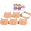 1Pc Cute Cartoon Cat Paw & Fishbone Cookie Cutter Set Baking Fondant Molds Tool for Cake Decoration Kitchen Cooking Accessories