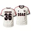 System of A Down EU and UK 2026 Tour Merch Fashion Football Jersey Shirt Summer Casual Breathable Sportswear Unisex Mesh Jersey