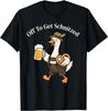 Off To Get Schnitzeled Funny Goose Oktoberfest German Beer Unisex T-Shirt