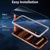 4Pcs 9H+ Hardness Screen Protector For iPhone 17 18 16 15 14 13 12 Pro Max Plus With installation frame Tempered Glass Film2