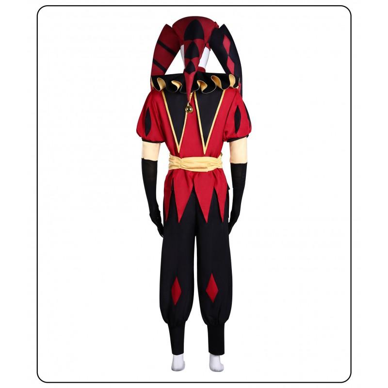 Halloween Kostüm Set Pierrot Harlekin Narr Spiel Cosplay Party