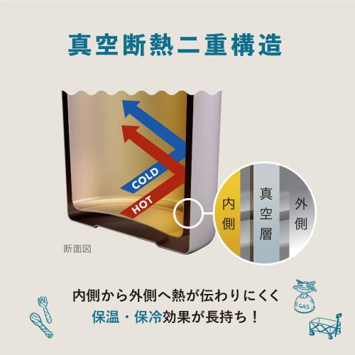 Atlas Dishwasher Safe All-Stainless Steel Vacuum Insulated Mug, 400ml, Large Size, Keeps Hot or Cold, Smooth Mouth, Perfect for Camping, ASMS-400MT