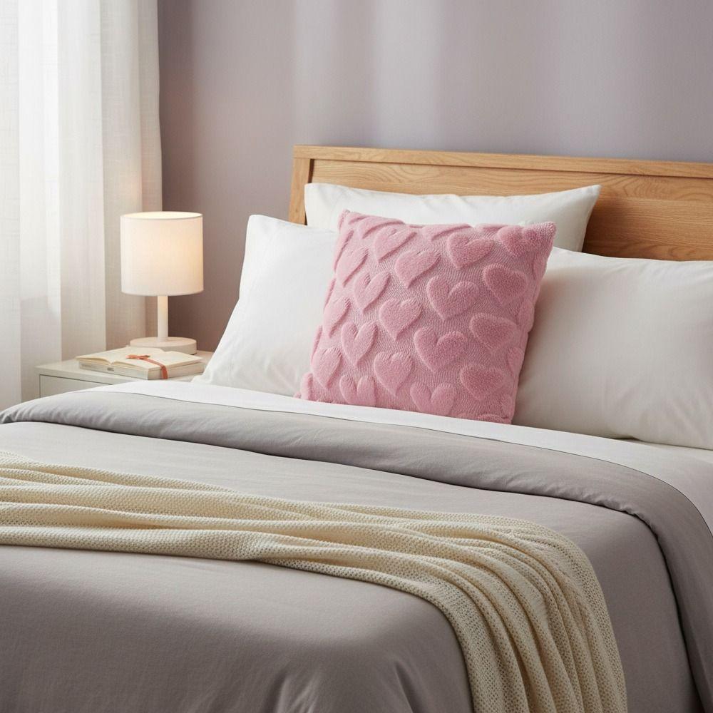 Soft Plush Material Plush Pillowcase 45x45cm Size Sofa Cushion Cover  Winter Season