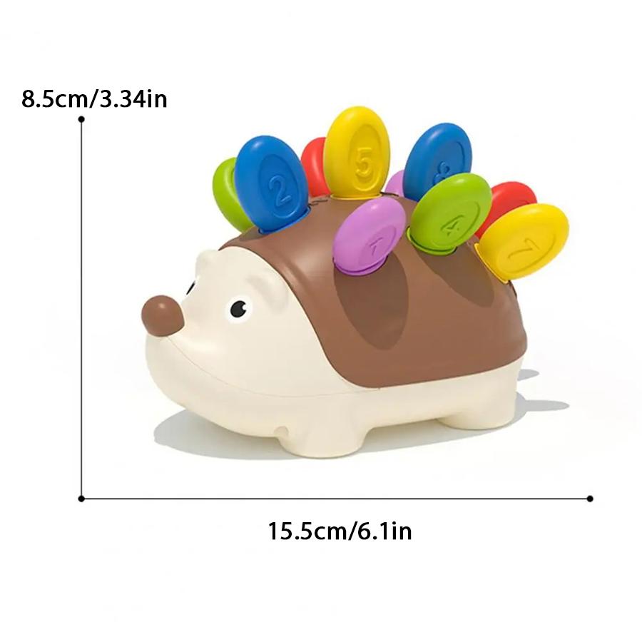 Fine Motor Skills Training Montessori Hedgehog Peg Board Game Puzzle Toy For Toddler's Hand-eye Coordination, Ages 1 To 3(random