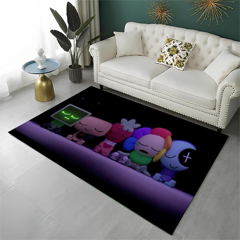 Tappeto Antiscivolo Dandy World Cartoon per Soggiorno, Camera da Letto, Sala Giochi, Tappeto Morbido Pavimento Tappeto Arredo Casa Stanza Bambini