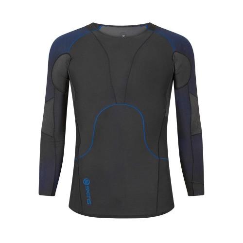Skins Mens Contrast Sleeves Base Layer Top