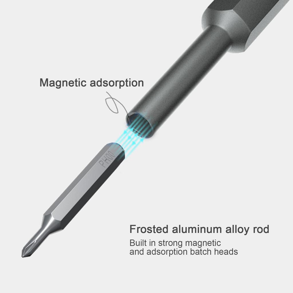 Präzisionsschraubendreher-Set mit mehreren Bits für Elektronikreparatur / Wartung kleiner Geräte / Inklusive langlebigem Aufbewahrungskoffer