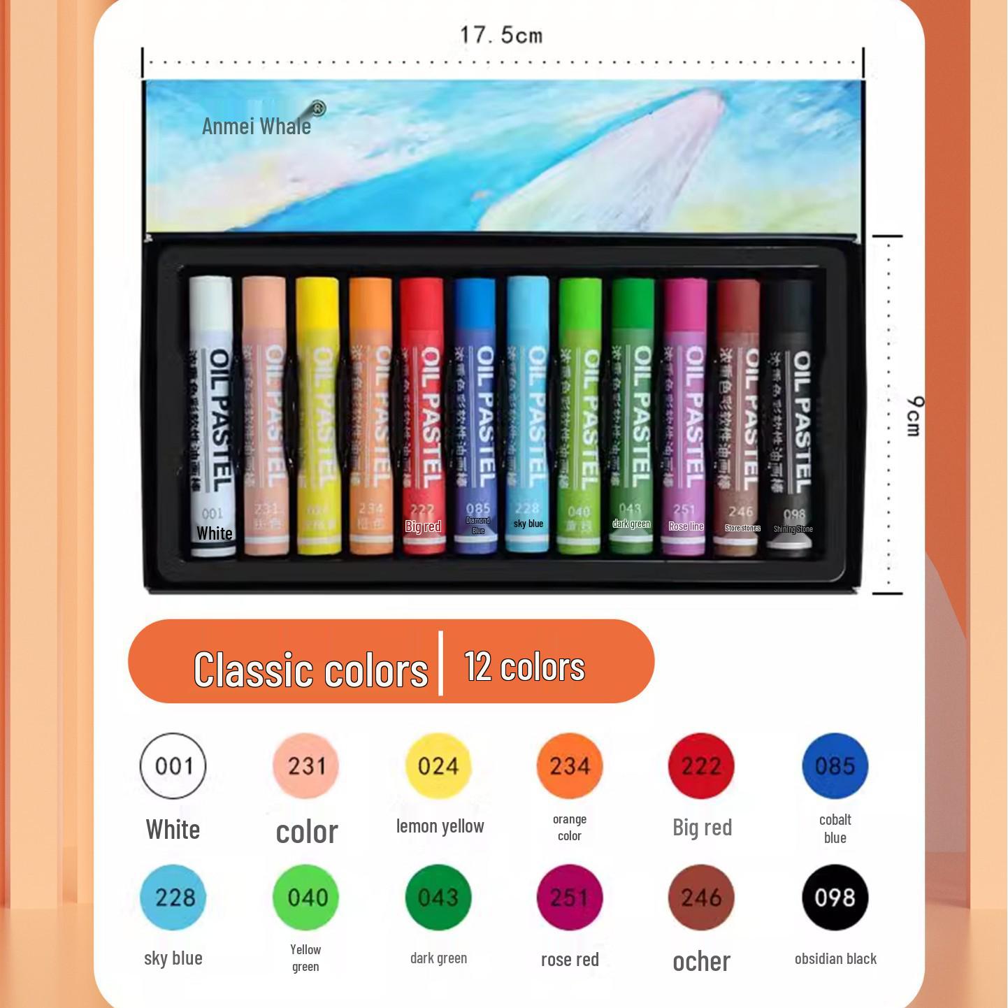 Масляная пастель Anmeijing: Мягкий стиль макарон для художников и детей