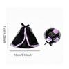 1 Set Cloak Design Mini Doll Dress-Up Witch Theme Halloween Creative Costume  Halloween Party Decor