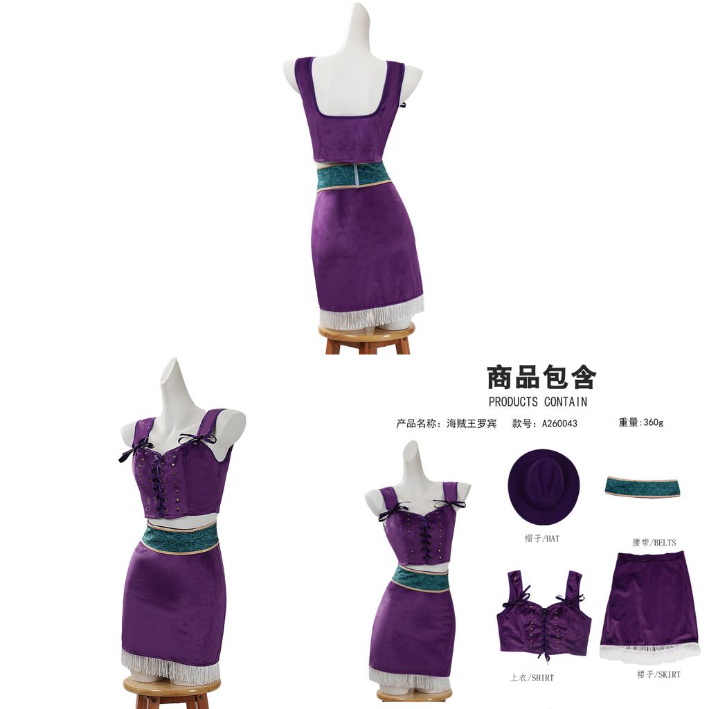 One Piece Cosplay Kostüm Nicole Robin Loungewear Für Anime Rollenspiel