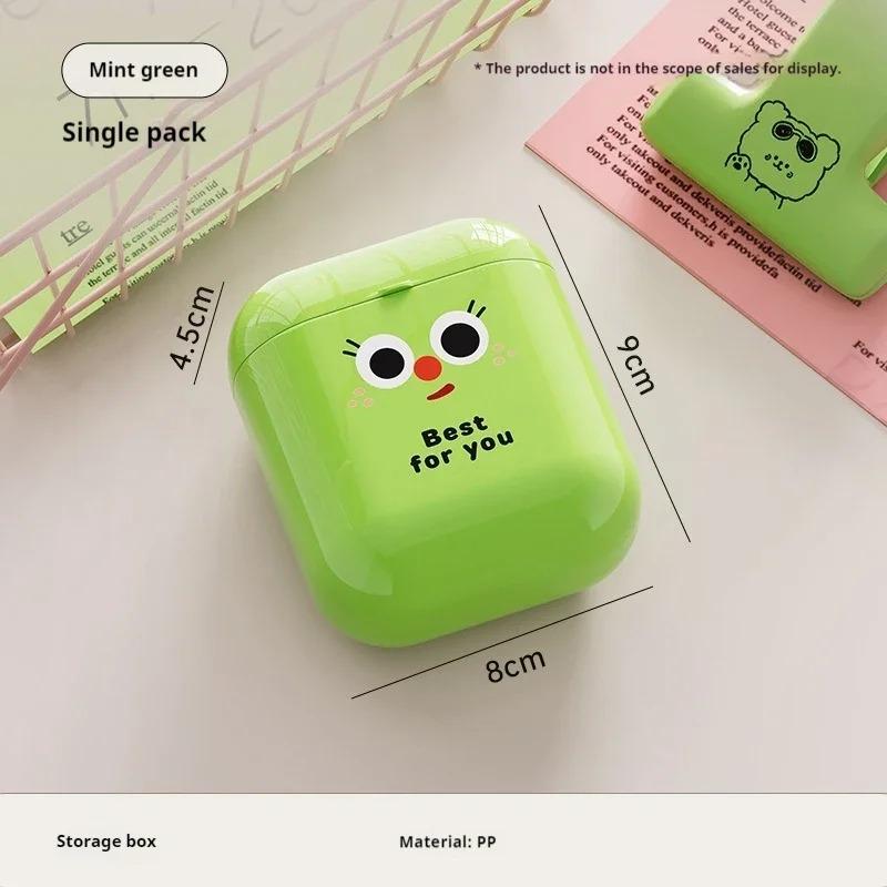 

Cute Data Line Storage Box Traveling Out Portable Multifunctional Lipstick Cotton Swab Small Objects Organizer Perfume Box