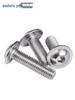 304 Stainless Steel Hex Socket Cap Screws with Washer, Large Pan Head, M3-M6