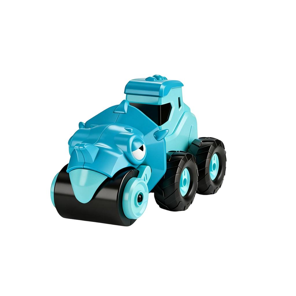 Children's Press-to-Press Dinosaur Construction Vehicle Excavator Set Toy Car