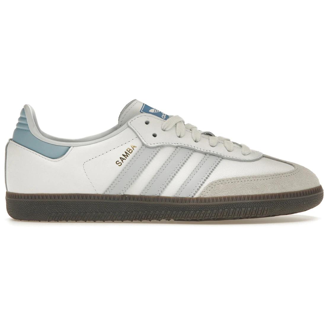 

Кроссовки adidas Samba OG Белые Голубые(ID2055) 44.5