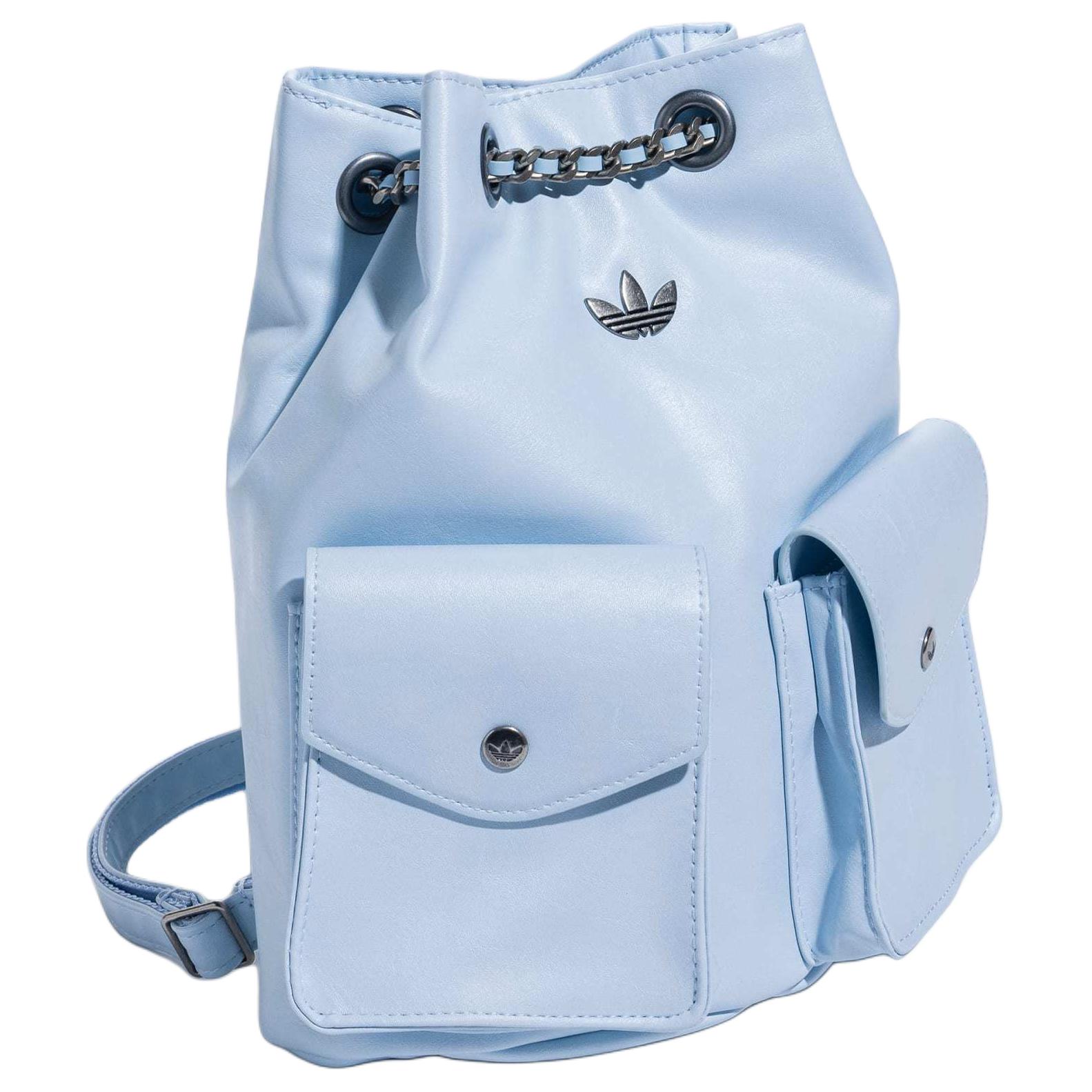 Adidas Originals Simple Convenient Synthetic Leather Backpack Regular Women backpack Blue KW4751 Blue 16490₽