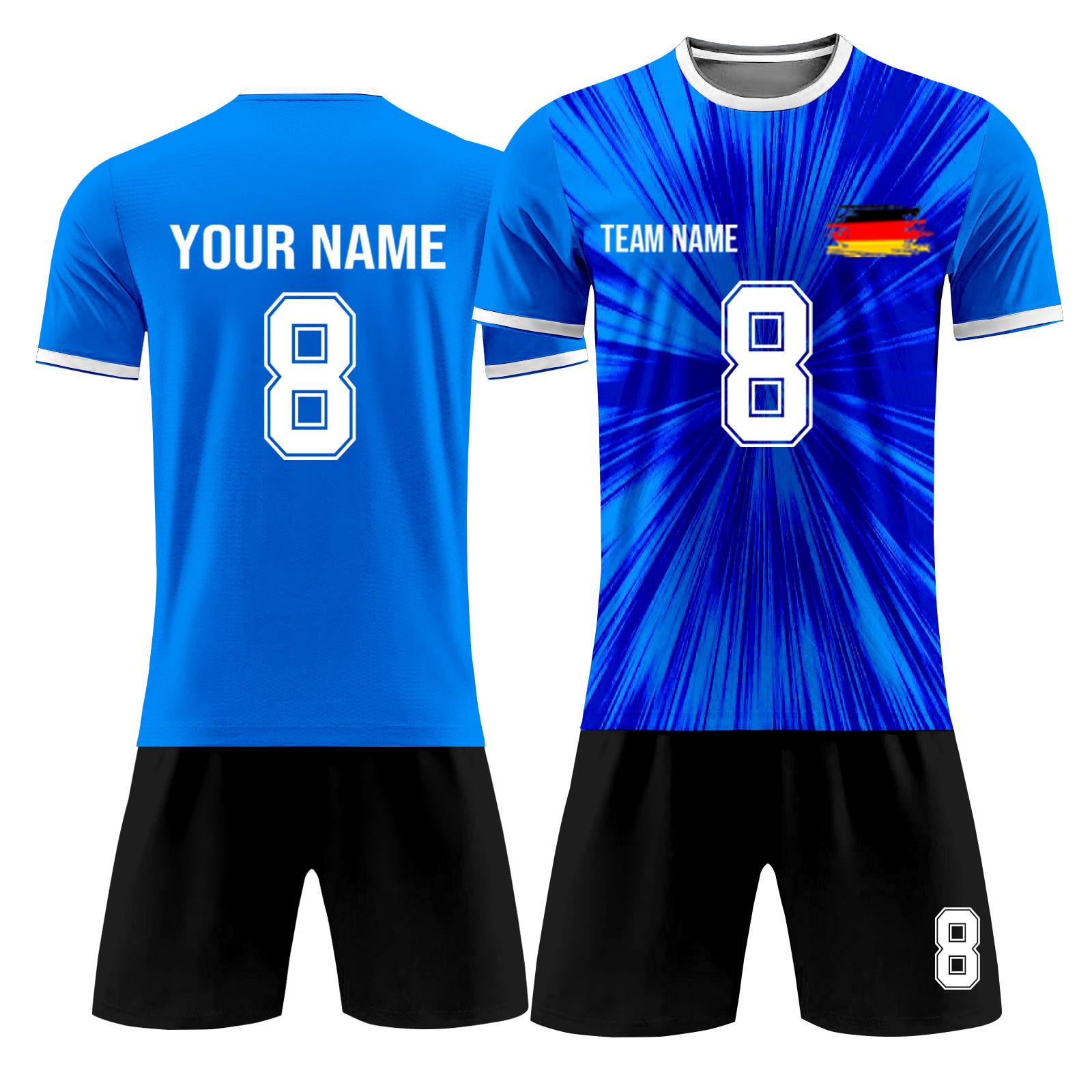 

Индивидуальный комплект из двух предметов для взрослого и детского футбола XXL синий