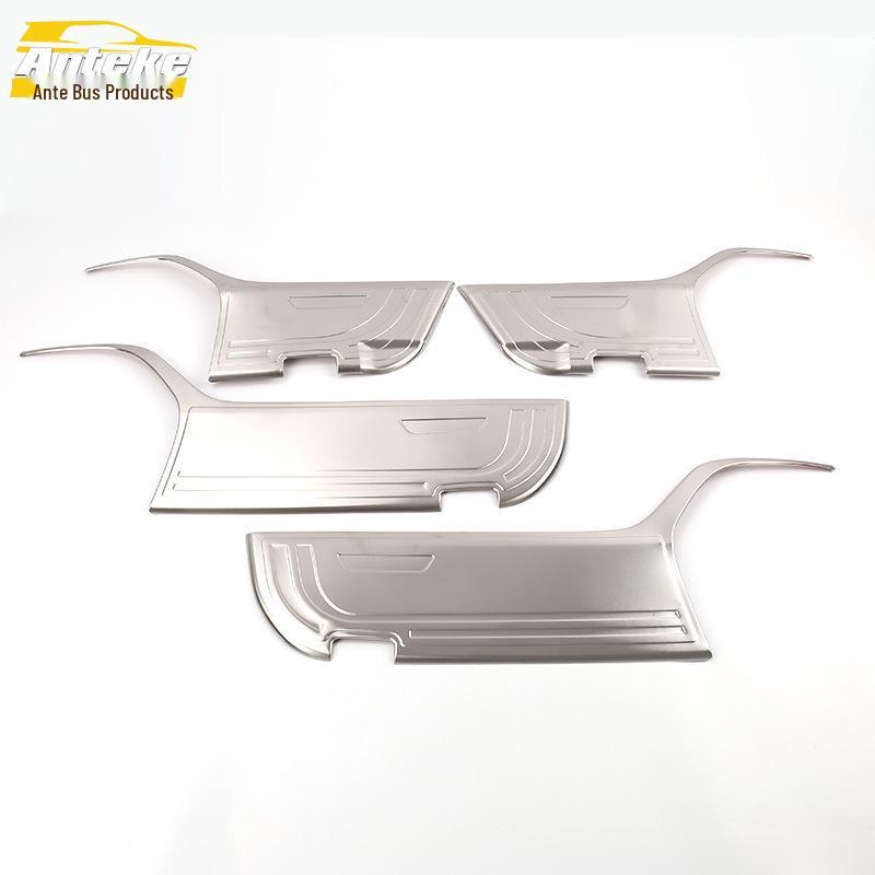 Land Cruiser Stainless Steel Anti-Kick Sequin Armrest Box Decorative Stickers