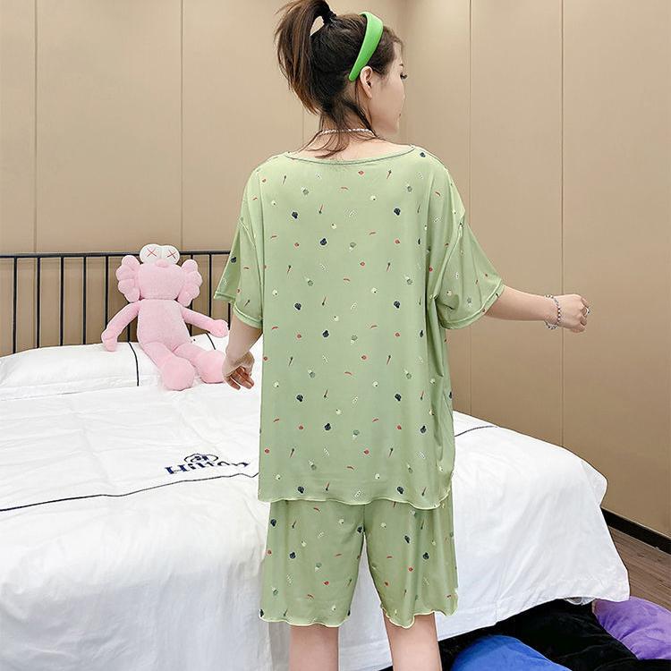 Verano Mujer corpulenta, extra Tallas grandes Pijamas Pantalones