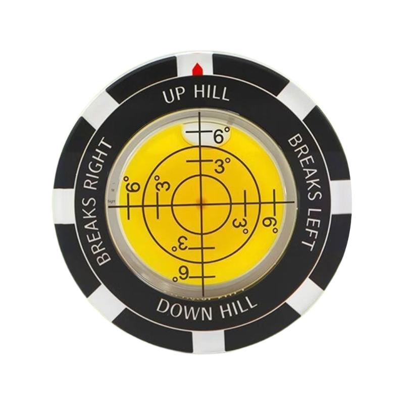 High Precisions Putting Green Golfs Putting Aid Golfs Green Reader Profession Putt Golfs Balls Marker Round Bubble Level