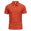 Men's Simple Quick-Drying Polo POLO Shirt Golf Type Men's Gentleman Loose Breathable Lapel Short Sleeves