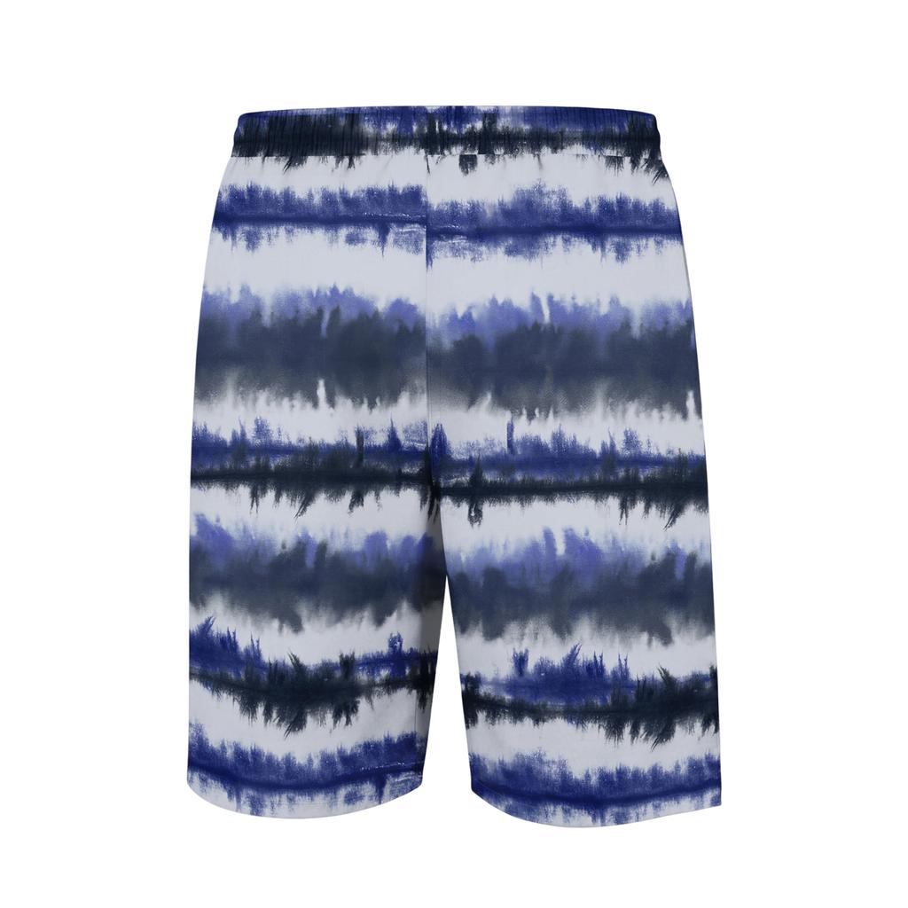 Herren Freizeitshorts mit elastischem Bund, Batikdruck, lockere Passform, leichte Sommer-Strandbekleidung für den täglichen Gebrauch