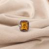 Natural Citrine Gemstone 925 Sterling Silver Handmade Jewelry Beautiful Ring For Wife RR-74-4